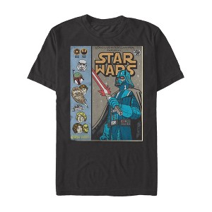 Men's Star Wars Darth Vader Comic Book Cover T-Shirt - 1 of 4