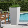 Spassway Indoor Outdoor Geometric Metal Planter Pot Planter Box Patio Garden Bed Black - 4 of 4