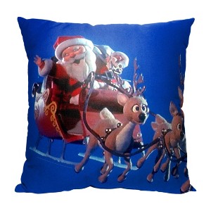 Warner Bros. Year Without Santa Claus Here Comes Santa Throw Pillow 18 x 18 Inches - 1 of 2
