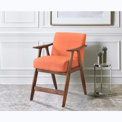 CENGHU Contemporary Design 1pc Counter Height Accent Chair, Living Room Chair with Fabric Upholstery Cushioned Seat Backrest