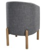 27.5"Style Comfort Accent Chair Gray Upholstery - 4 of 4