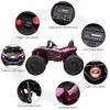 2 Seater Ride On Car Truck, 24V Ride On Toys for Big Kids w/Remote Control - 4 of 4