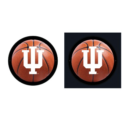 Evergreen Ultra-Thin Edgelight LED Wall Decor, Basketball, Indiana University- 15 x 15 Inches Made In USA