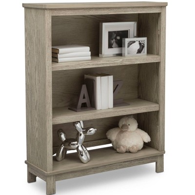 Delta Children Farmhouse Bookcase/Hutch - Textured Limestone