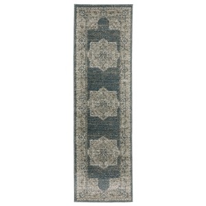 Oriental Weavers Alton 5501B Blue/ Beige Indoor Area Rug - 2'3" x 7'6" - 1 of 4