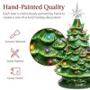 Best Choice Products 15in Ceramic Christmas Tree, Pre-lit Hand-Painted Holiday Decor w/ 64 Lights - image 2 of 4