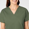 Wink WonderWORK Women's Mock Wrap Scrub Top - 4 of 4