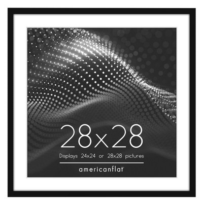 Americanflat Poster Frame With Mat - Perfect for Photos and Artwork