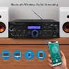 Pyle Home PDA5BU High Performance Powerful 200 Watt AM/FM Radio AUX/USB Input CD/DVD Player Wireless Bluetooth Home Stereo Amplifier System - 3 of 4