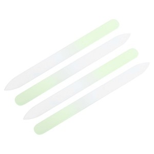 Unique Bargains Glass Double-sided Multifunctional Nail File Manicure Tool 4 Pcs - 1 of 4