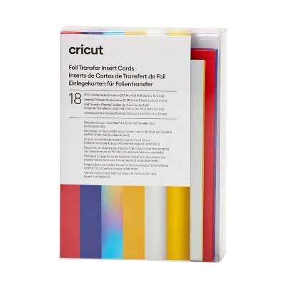 Cricut 18ct Foil Transfer Insert Cards