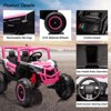 24V Kids Electric UTV - 4WD Ride-On Car with Parent Remote, LED Lights & Suspension | 110Lb Capacity, Ages 3-6 - 3 of 4