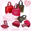 Joyfy 12 Pcs Valentine's Day Gift Bags with 6 Designs for Kids Party Favor, Classroom Exchange Prizes, Non-Woven Tote Bags For Present Wrapping - 3 of 4