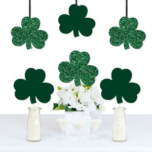 Big Dot of Happiness St. Patrick's Day - Shamrock Decorations DIY Saint Paddy's Day Party Essentials - Set of 20 - 1 of 4