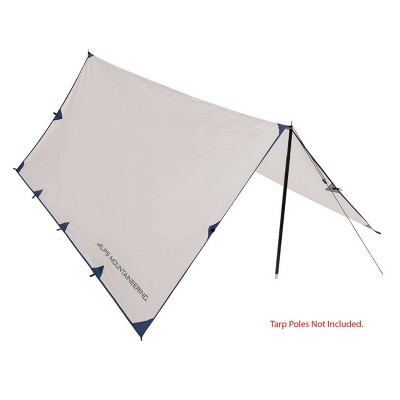 Gray and Navy Lightweight Polyester Utility Tarp Shelter