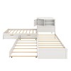 Merax L-Shaped Twin Bed Combo with Corner Storage Hub - 3 of 4