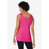 Woman Within Plus Size Rib Knit Tank - 3 of 4