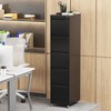 NicBex Locking File Cabinet with Drawers, Metal Space Saving Vertical Cabinet for Home & Office, Fits Letter/A4/Legal Files, Assembly Required, Black - 2 of 4