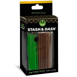 Stashios: Stash & Dash Kit - Cheese Flavor, Dispenser & 10 Sticks - Soft & Chew Dog Treats, Portable Snack Dispenser, Limited Ingredients, Training - 1 of 4