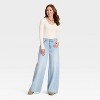 Women's Slim Fit Long Sleeve Scoop Neck Ribbed T-Shirt - Universal Thread™ - 3 of 4