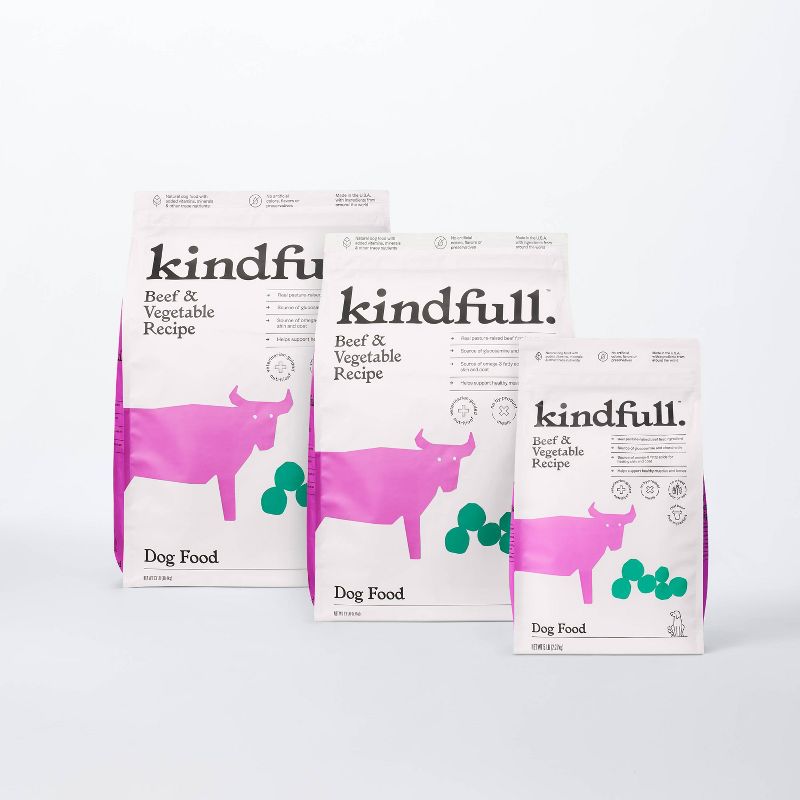 Beef and Vegetable Recipe Dry Dog Food - Kindfull™, 5 of 8