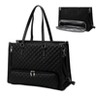 Work Tote Bag with Lunch Compartment, 16.5" PU Leather Laptop Bag with Insulated Leakproof of Lunch Box and Wristlet, Briefcase for Off, Trav, Casual - 3 of 4