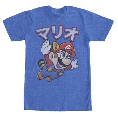 Nintendo TOKYO Official T-Shirts Super Mario Brothers 3 Blue – WAFUU JAPAN