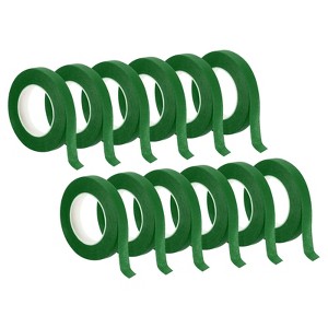 Unique Bargains Waterproof Colorfast Elastic Crepe Paper Flowers Bouquets Tapes 12 Pcs - 1 of 4