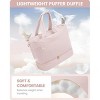 LOVEVOOK Travel Duffle Bag, Puffer Weekender Bags for Women with Shoe Compartment - 3 of 3
