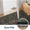 Acekool Boho Floral Washable Rug - Soft Low Pile Non-Slip Area Rug - 4 of 4