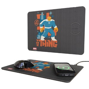 Marvel Fantastic 4 Badge 15-Watt Wireless Charger and Mouse Pad - 1 of 3