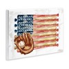 Stupell Industries American Baseball Flag Children's Sports Mitt Wall Plaque Art - 2 of 4