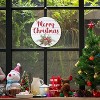Lomsoe Merry Christmas Wooden Hanging Decor Merry Christmas Door Sign Wooden Farmhouse Wall Front Door Hanger Christmas Gift - 2 of 4
