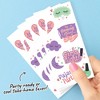 Big Dot of Happiness Pajama Slumber Party Temporary Tattoos for Kids, Spa Birthday Party Favors, Girls Night Decorations, Sleepover Accessory, PJ - 3 of 4