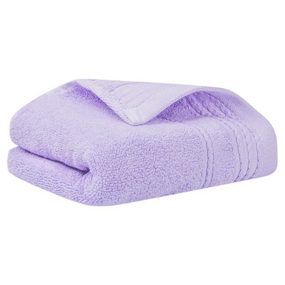 Unique Bargains Striped Pattern Comfort Quick-Drying Hand Towels for Bathroom Camp 2 Packs