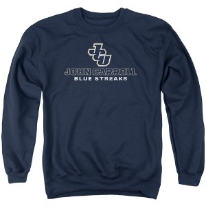 John Carroll University Official Blue Streaks Logo Adult Crewneck Sweatshirt - 1 of 4