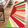 Area Rug, Machine Washable Colorful Area, Non Slip Rug for Living Room, Indoor Non-Slip Carpet, Modern Minimalist Front Door Mat, Sun Accent Rug - 3 of 4