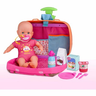 Nenuco Always with Me Baby Doll with Travel Bag Play Set