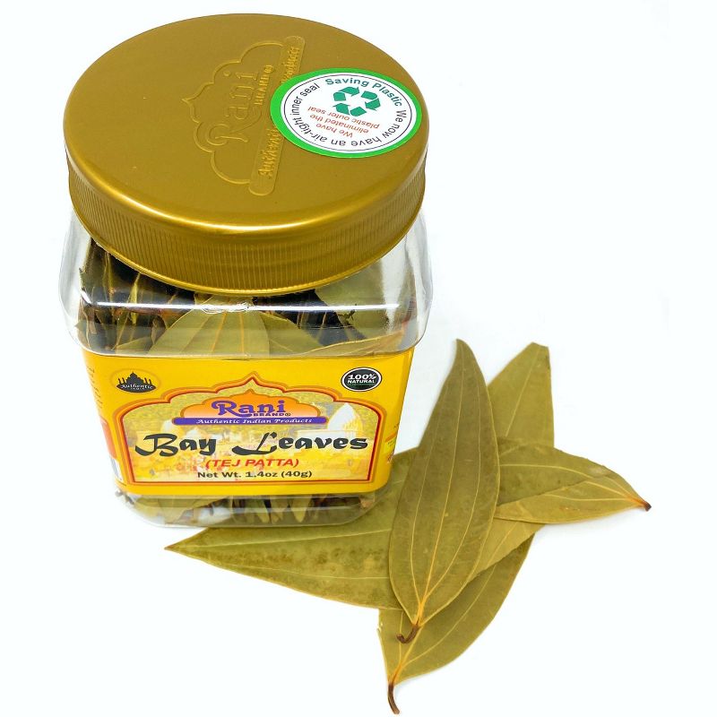 Bay Leaves Whole Hand Selected Extra Large - 1.4oz (40g) - Rani Brand Authentic Indian Products, 3 of 8