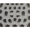 Wrapables 12 Sheets Black Flower with Gold Trim Nail Stickers Nail Art - 3 of 4