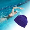 Unique Bargains Nylon Double Layer Swimming Cap 1 Pc - 2 of 4