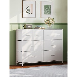 GALAXHERO Dresser with 8 Drawers, Wide Fabric Storage Chest for Bedroom, Closet, Entryway - 1 of 4