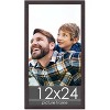 PosterPalooza | Panoramic Textured Brown Picture Frame - UV Acrylic, Foam Board Backing, Hanging Hardware - 2 of 4