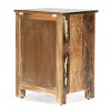 Conwell Boho Handcrafted Wooden 4 Drawer Chest Antique White - Christopher Knight Home: No Assembly, Ring Handles - 4 of 4