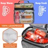 OPUX Insulated Lunch Box Men Women, Large Soft Cooler Bag Work School Picnic, Leakproof Tote Shoulder Strap Kid Adult - 4 of 4