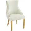 Meridian Furniture Tuft White Vegan Leather Dining Chair (Set of 2) - 4 of 4