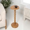 JONATHAN Y Augustus 24.5" Cottage Classic Spindle Wood Pedestal Round Drink Table & Decorative End Table - 2 of 4