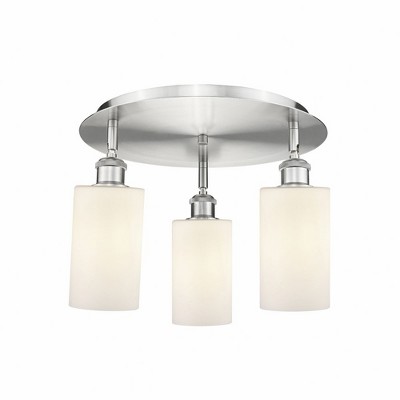 Clymer - 3 Light Flush Mount In Art Deco Style-9.38 Inches Tall and 15.63 Inches Wide