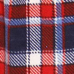red, white & blue plaid