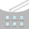 Unique Bargains Lamp and Lantern Water Cooling System Acrylic Rigid Round Pipe Clear 10" - 3 of 4